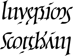 Inversions Ambigram by Scott Kim