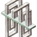 Impossible Figure by Oscar Reutersvard