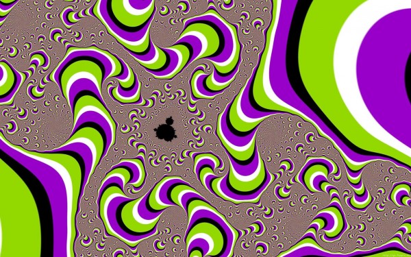 Psychedelic Screen Melt Motion Illusion