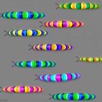 Caterpillar Race Illusion by Kaia Nao