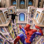 Spiderman Street Art by Kurt Wenner