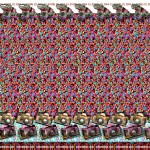 Cameras Stereogram by Gene Levine