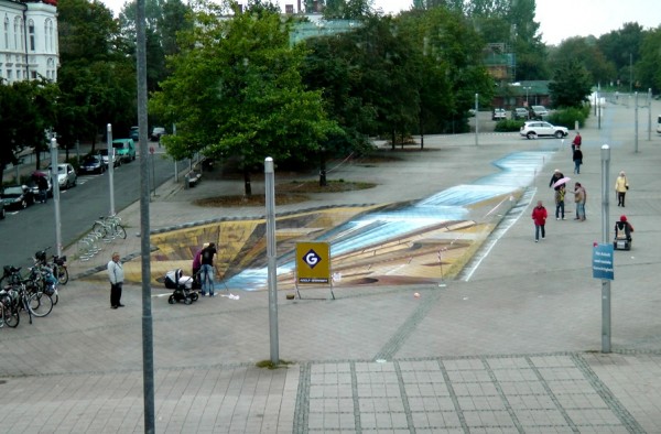 3D Street Painting by Gregor Wosik 5