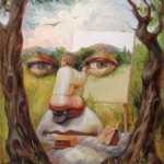 Hidden Face Illusion by Oleg Shupliak