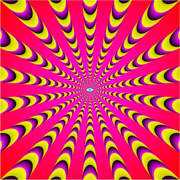 Eye Rays by Akiyoshi Kitaoka