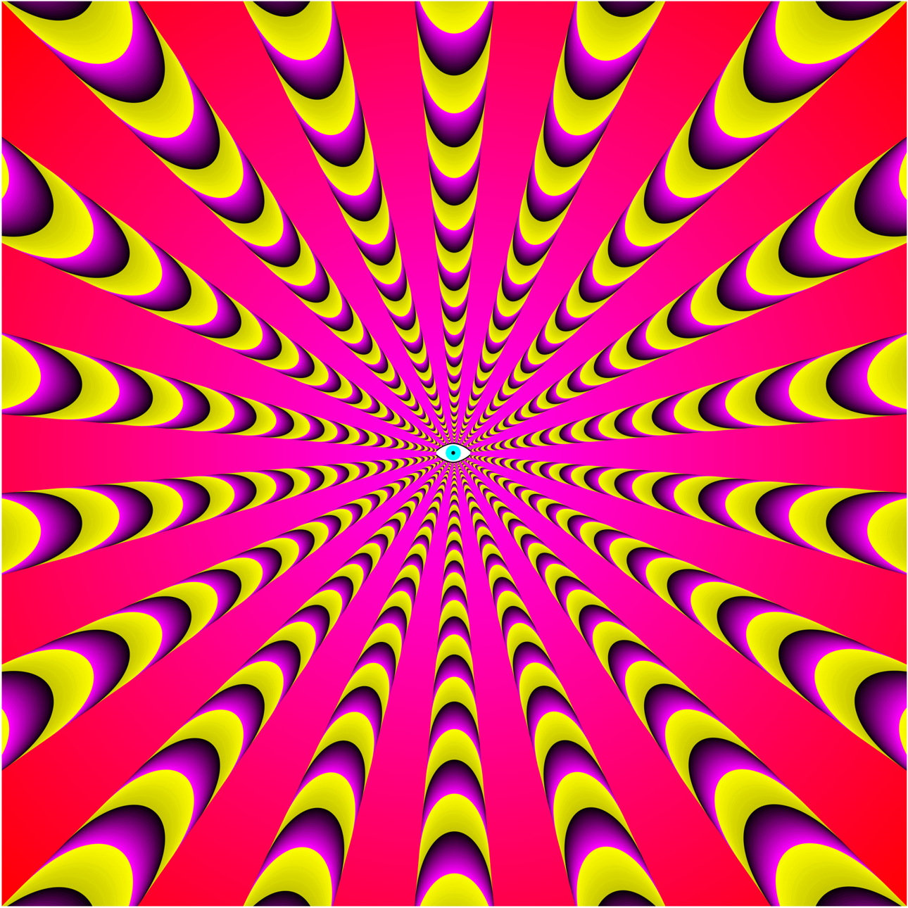 Eye Rays Motion Optical Illusion An Optical Illusion