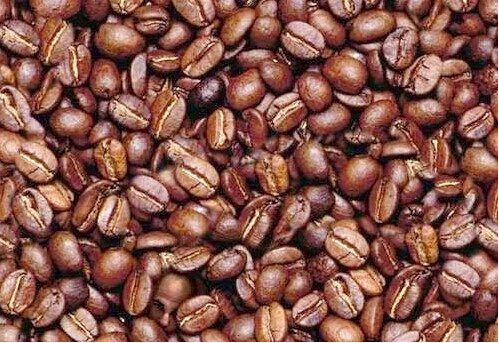 coffee bean man optical illusion