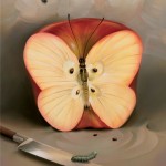 Butterfly Apple by Vladimir Kush