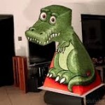 Brusspup's T-Rex Optical Illusion