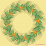 Moving Wreath Optical Illusion