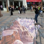 Grand Canyon Street Painting by Tracy Lee Stum
