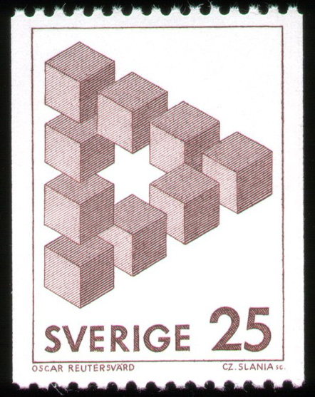 Oscar Reutersvard Stamp #2