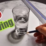 Anamorphic Glass of Water