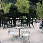 Huge Table and Chairs by Robert Therrien