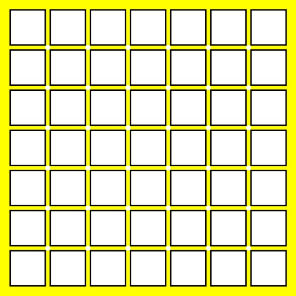 Illusory Blue Dots by Akiyoshi Kitaoka