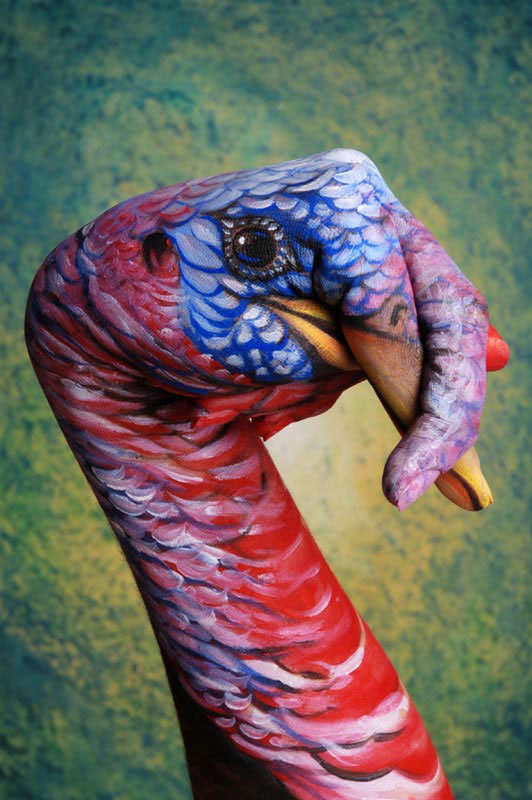 Turkey Hand Painting by Guido Daniele