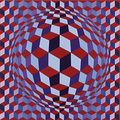 The Op Art of Victor Vasarely | An Optical Illusion