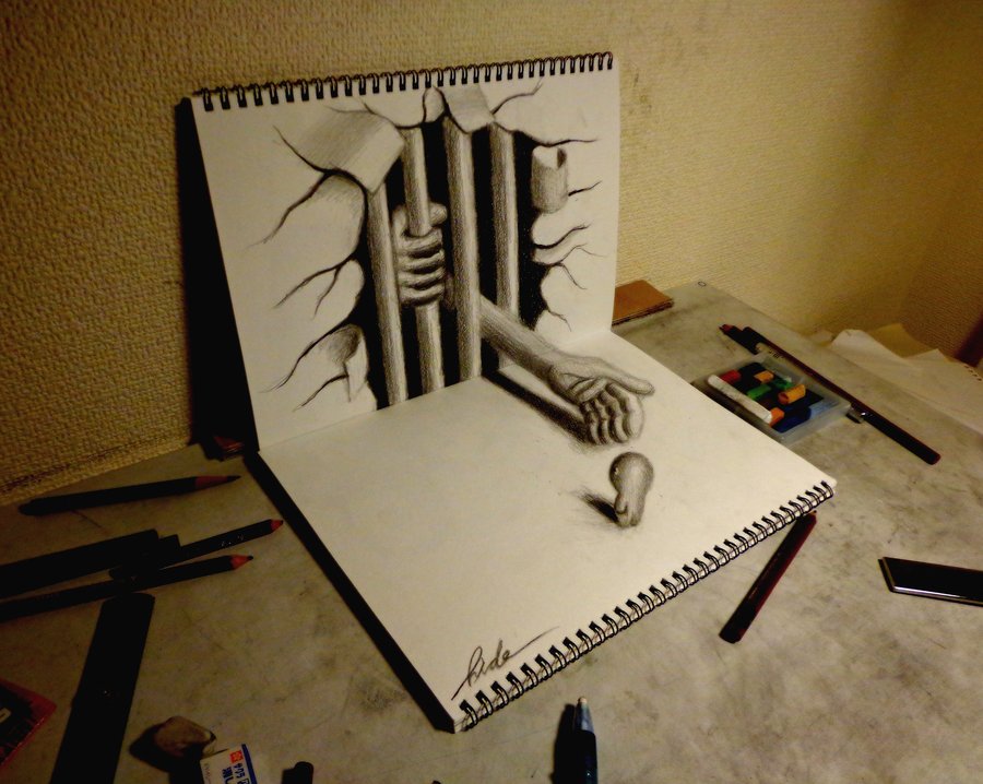 cool 3d drawings