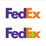 fedex logo optical illusion