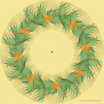 Moving Wreath Optical Illusion