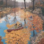 Fall Floating by Rob Gonsalves